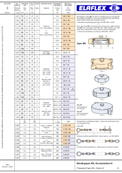 Threaded Caps BK, Chains / Special Types