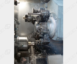 Automatic lathing machine, production of brass swivel parts Automatic lathing machine, production of brass swivel parts
