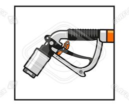 Icon / Clipart<br />LPG nozzle, DISH coupling