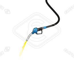 Icon / Clipart<br />Petrol Station Nozzle & Hose Use