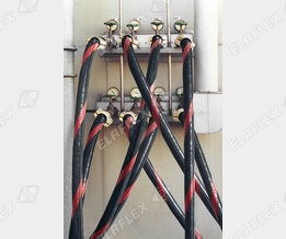 SD Pyropal hose assemblies for saturated steam in the chemical industry